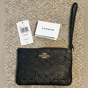 Coach Cushion “C” Wristlet